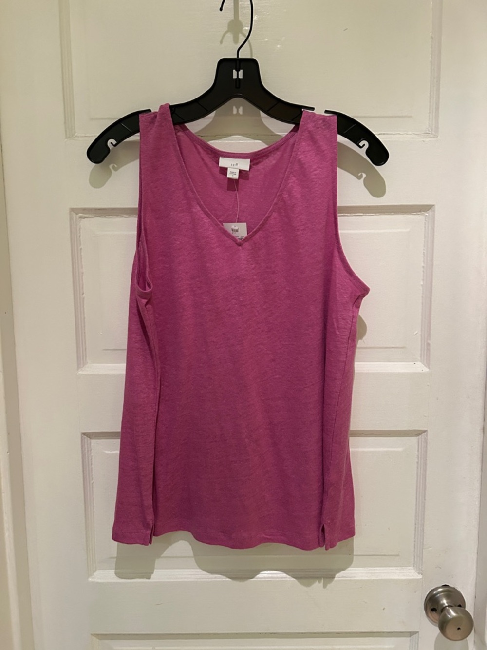 J. Jill Pink V-Neck Tank Top
